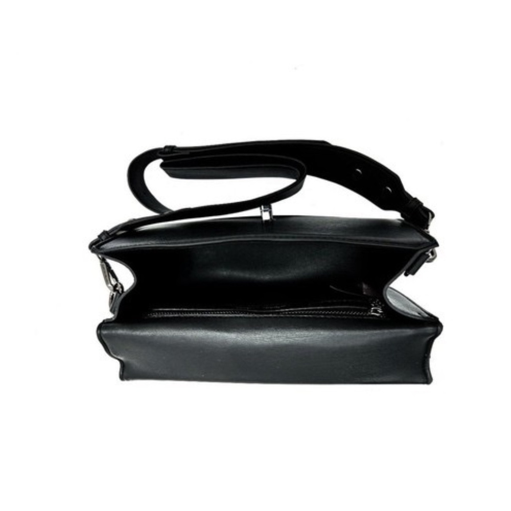 VALENTINO ORLANDI NWT Black Diamond Quilted Crossbody Shoulder Bag Clutch Purse - Picture 3 of 5